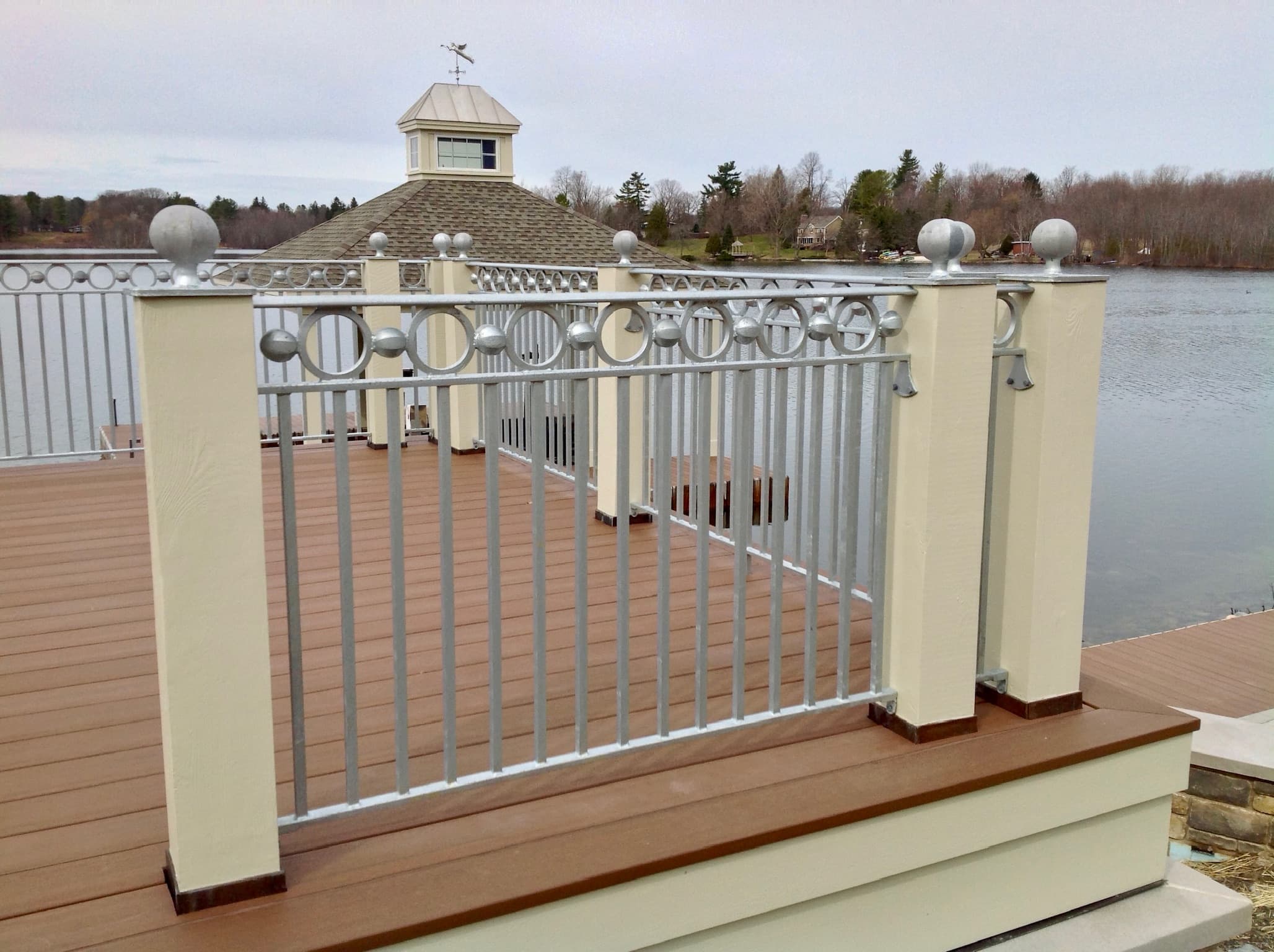 Custom iron fence