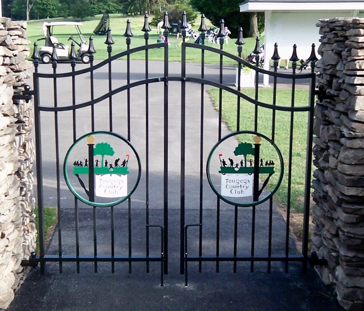 Custom iron gate